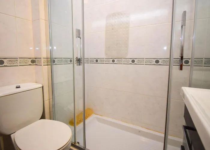 Ref 228 De 1 Con Vistas Al Mar En Primera Linea De Playa En Boliches Lägenhet