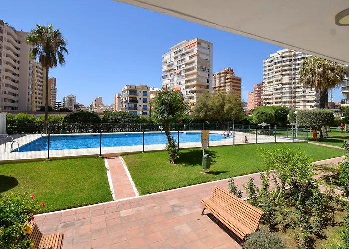 Ref 228 De 1 Con Vistas Al Mar En Primera Linea De Playa En Boliches Lägenhet Fuengirola